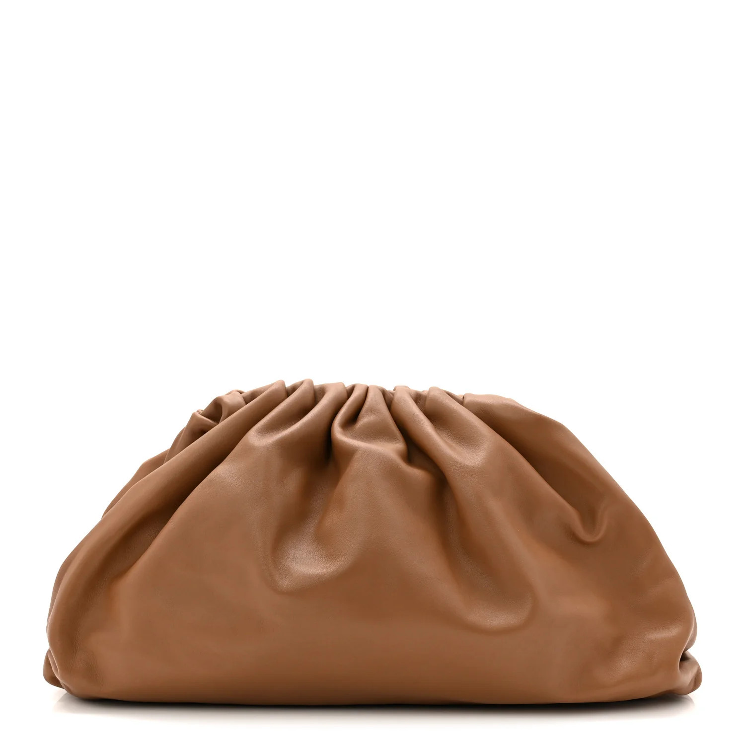 Smooth Butter Calf The Pouch Oversized Clutch Cammello | FASHIONPHILE (US)
