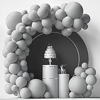 White Balloons 84 pcs White Balloons Garland Arch Kit 5 inch +12 inch +18 inch Pastel White Ballo... | Amazon (US)