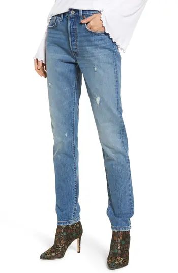 Women's Levi's 501 High Waist Skinny Jeans, Size 24 x 28 - Blue | Nordstrom