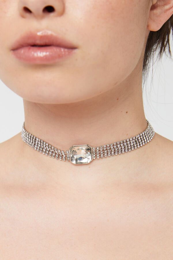 Rhinestone Choker Necklace | Ardene