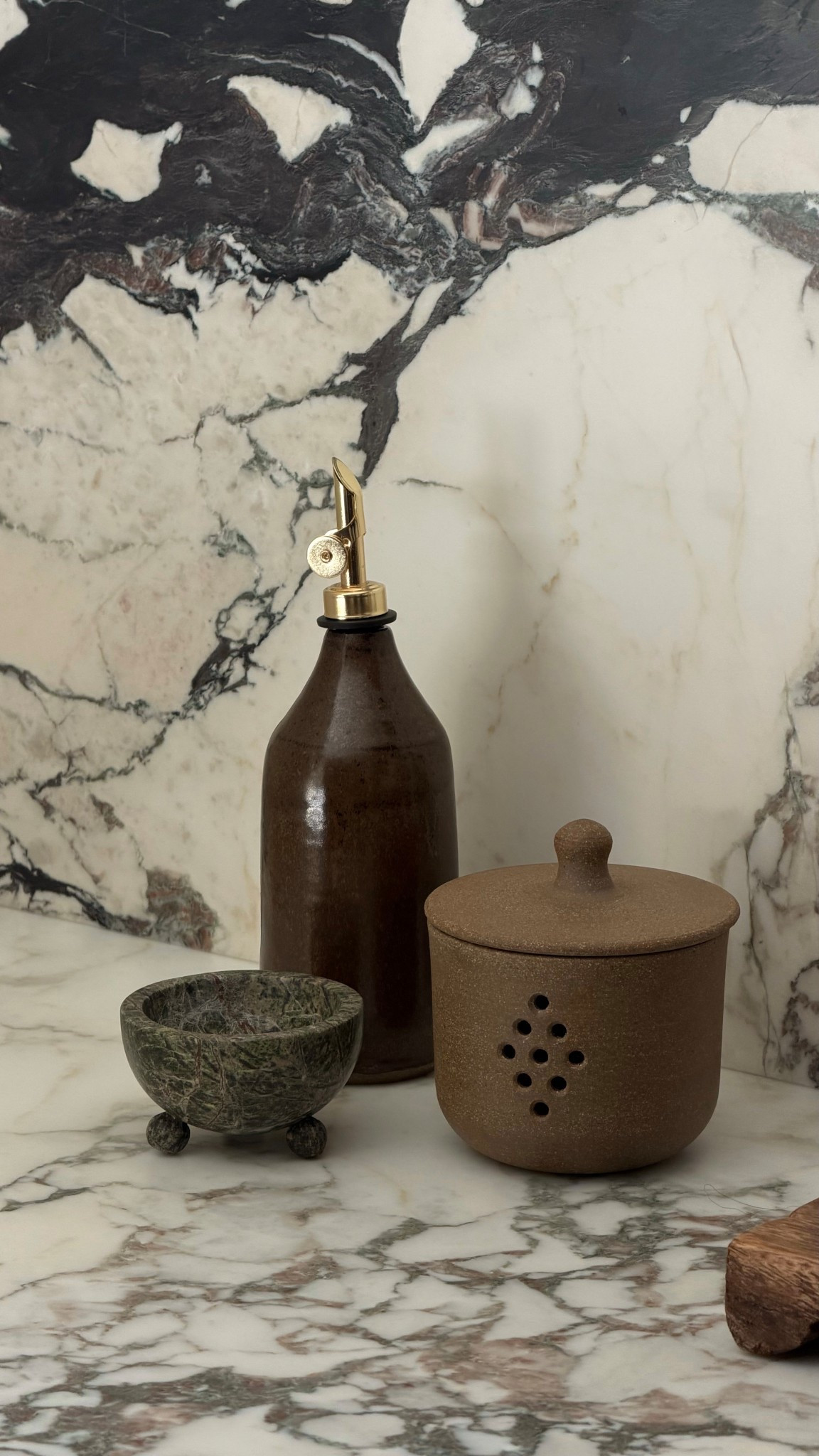 new kitchen objects 🤎 there was only one available of the oil cruet on Etsy, so I linked a similar one from the same shop! 

#LTKHome