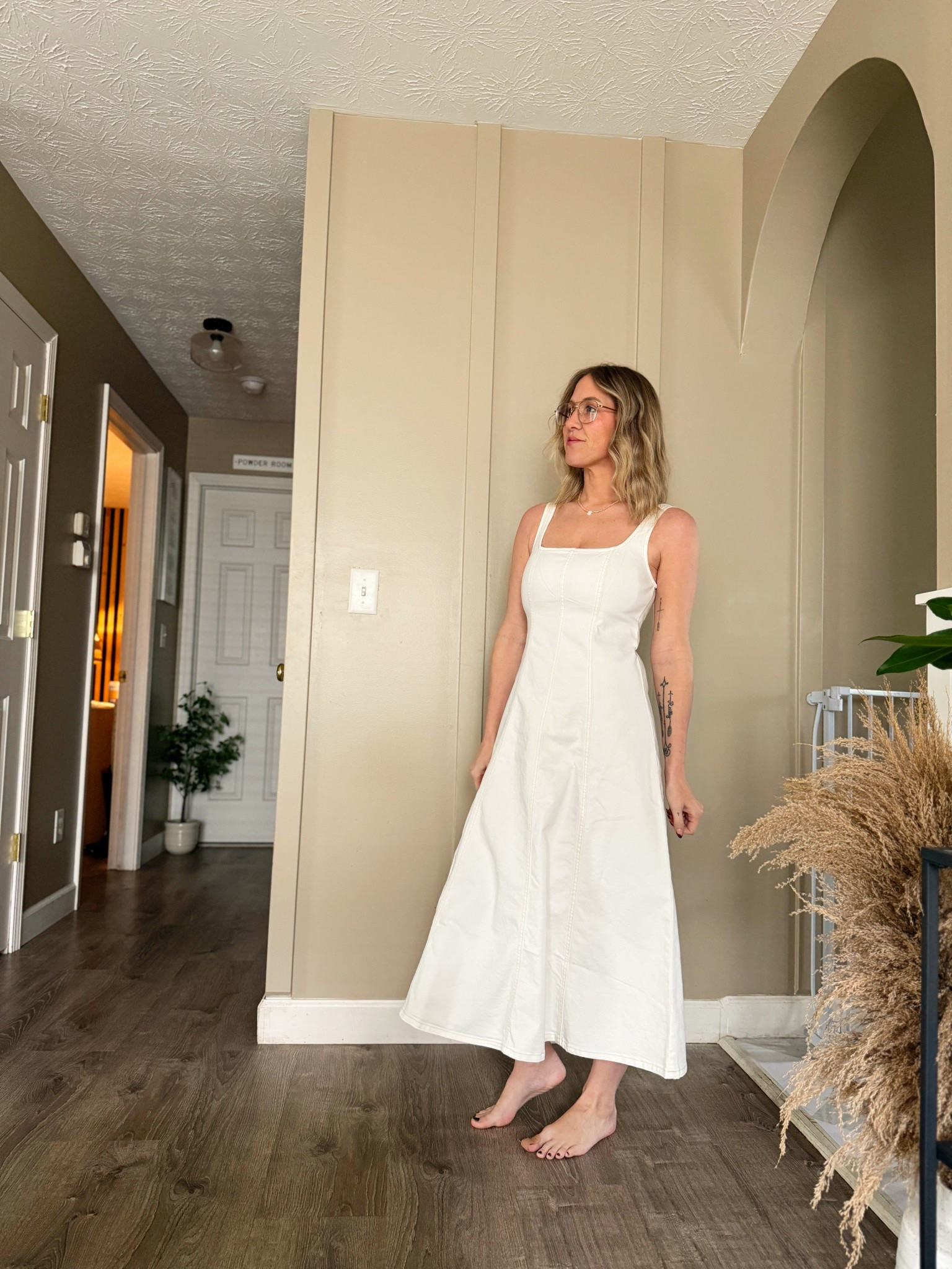 The most perfect white denim dress and it’s from Old Navy! I’m wearing an extra small. I do think their stuff sizes a little big. 

#LTKgrwm #LTKPetite #LTKSpringSale