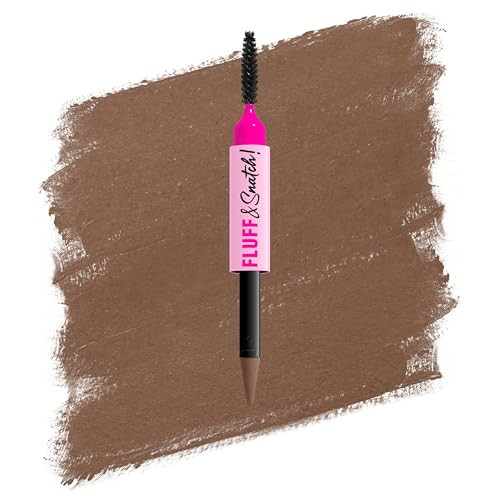 NYX PROFESSIONAL MAKEUP Fluff & Snatch Brow Powder Pen, Cream To Powder Eyebrow Pen For Soft, Defined Brows, Smudge and Transfer-Resistant Formula - Taupe | Amazon (US)
