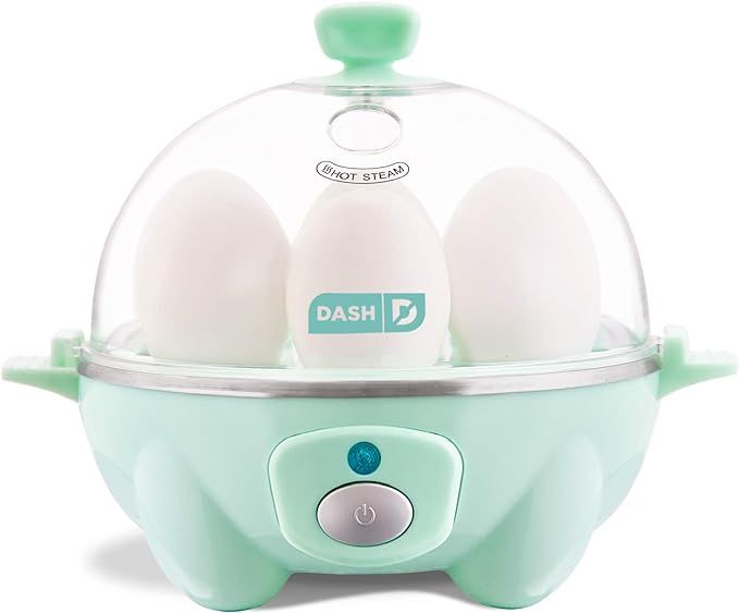 Dash Rapid Egg Cooker: 6 Egg Capacity Electric Egg Cooker for Hard Boiled Eggs, Poached Eggs, Scr... | Amazon (US)