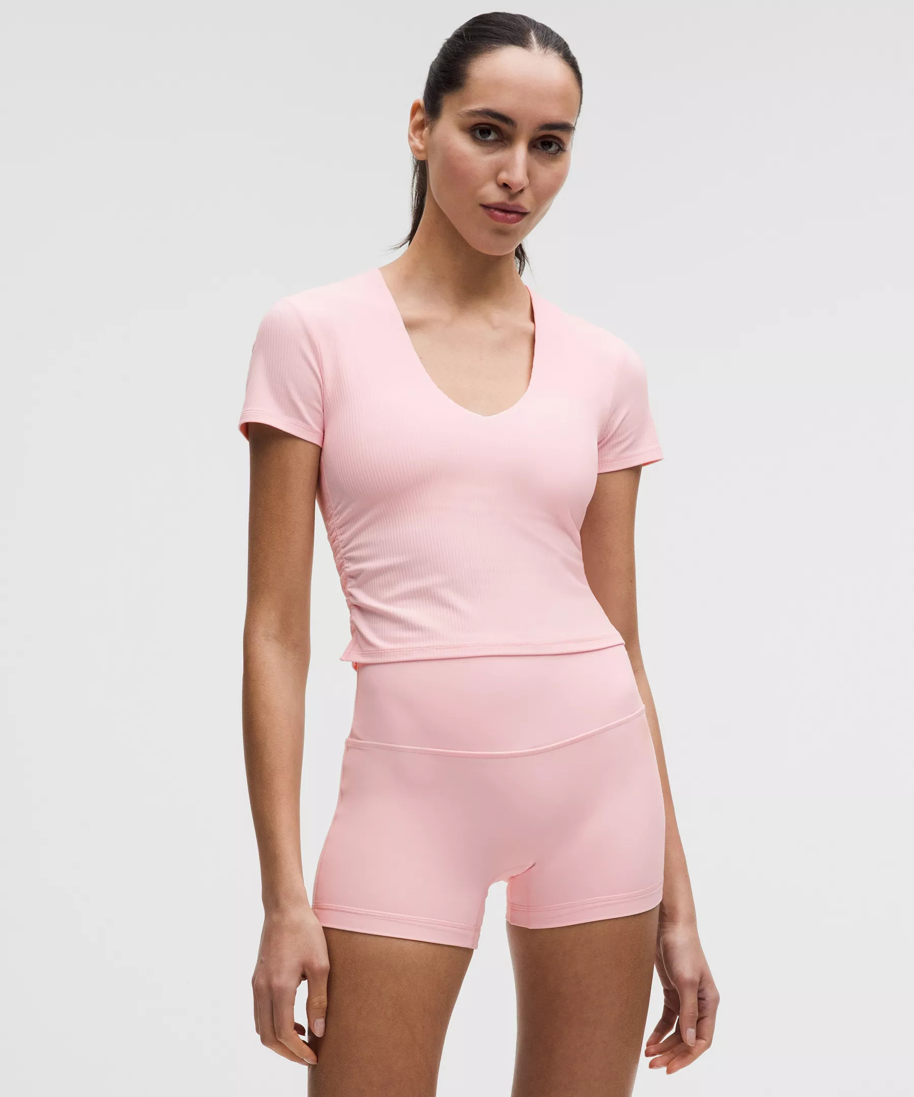 All It Takes Ribbed Nulu V-Neck T-Shirt | Lululemon (US)