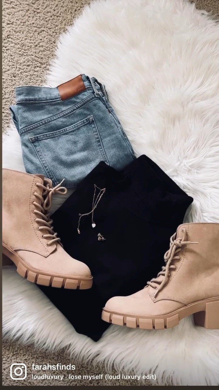 Fall outfit 
Fall outfits 
Turtleneck sweater 
Combat boots 
Boots 
Target style 
Basics 
Classic style 
Jeans
Family picture 
Mom style 
Thanksgiving outfit 

#LTKstyletip #LTKcurves #LTKSeasonal
