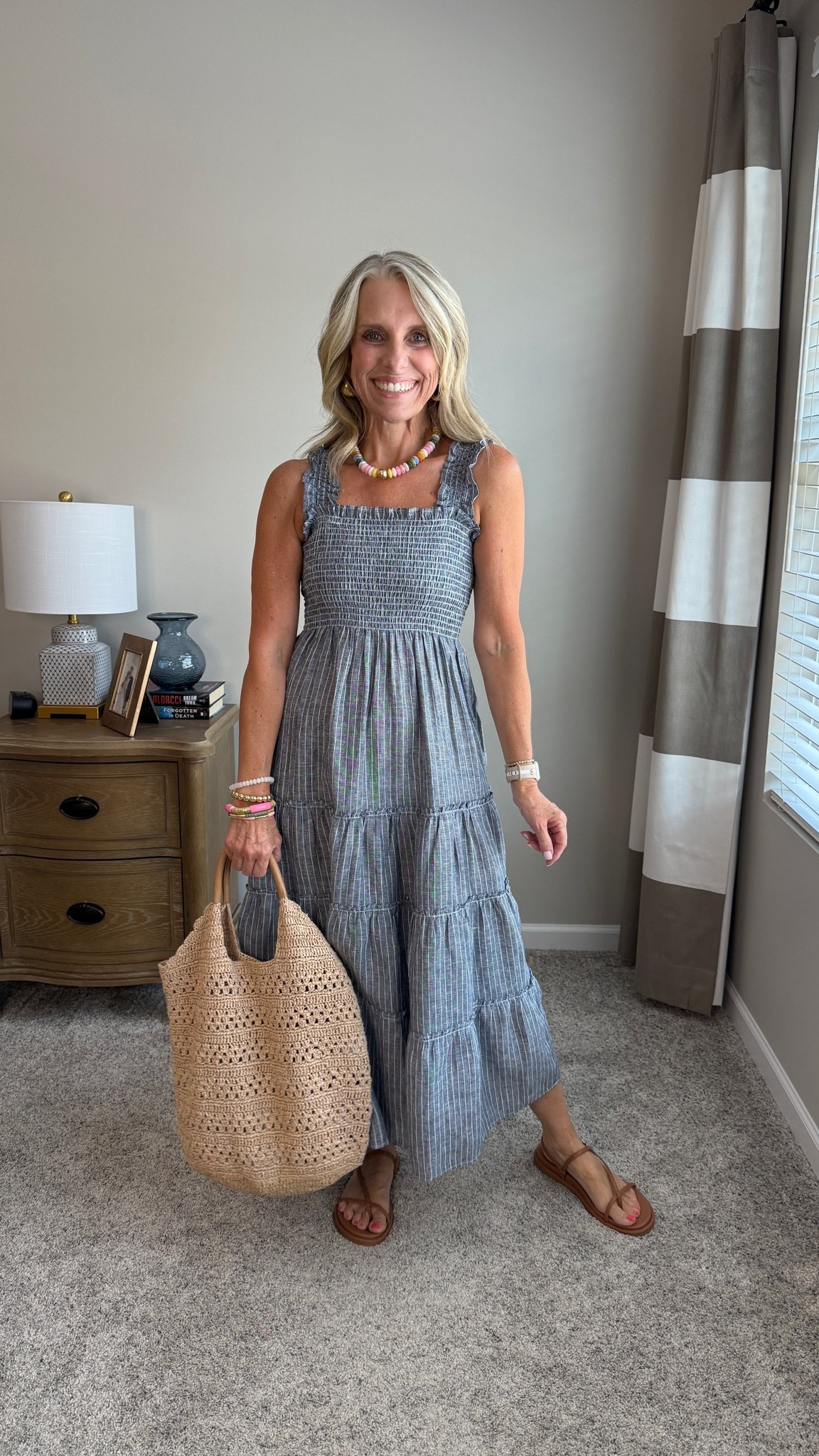 Love this Quince sundress. Wearing XS 
Cute summer outfit
Use COAST20 on Allie + Bess and COAST25 on Erin McDermott

#LTKMothersDay #LTKOver40 #LTKdayinmylife