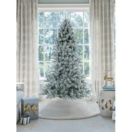 King of Christmas 7 Prince Flock® Artificial Christmas Tree Unlit | Walmart (US)