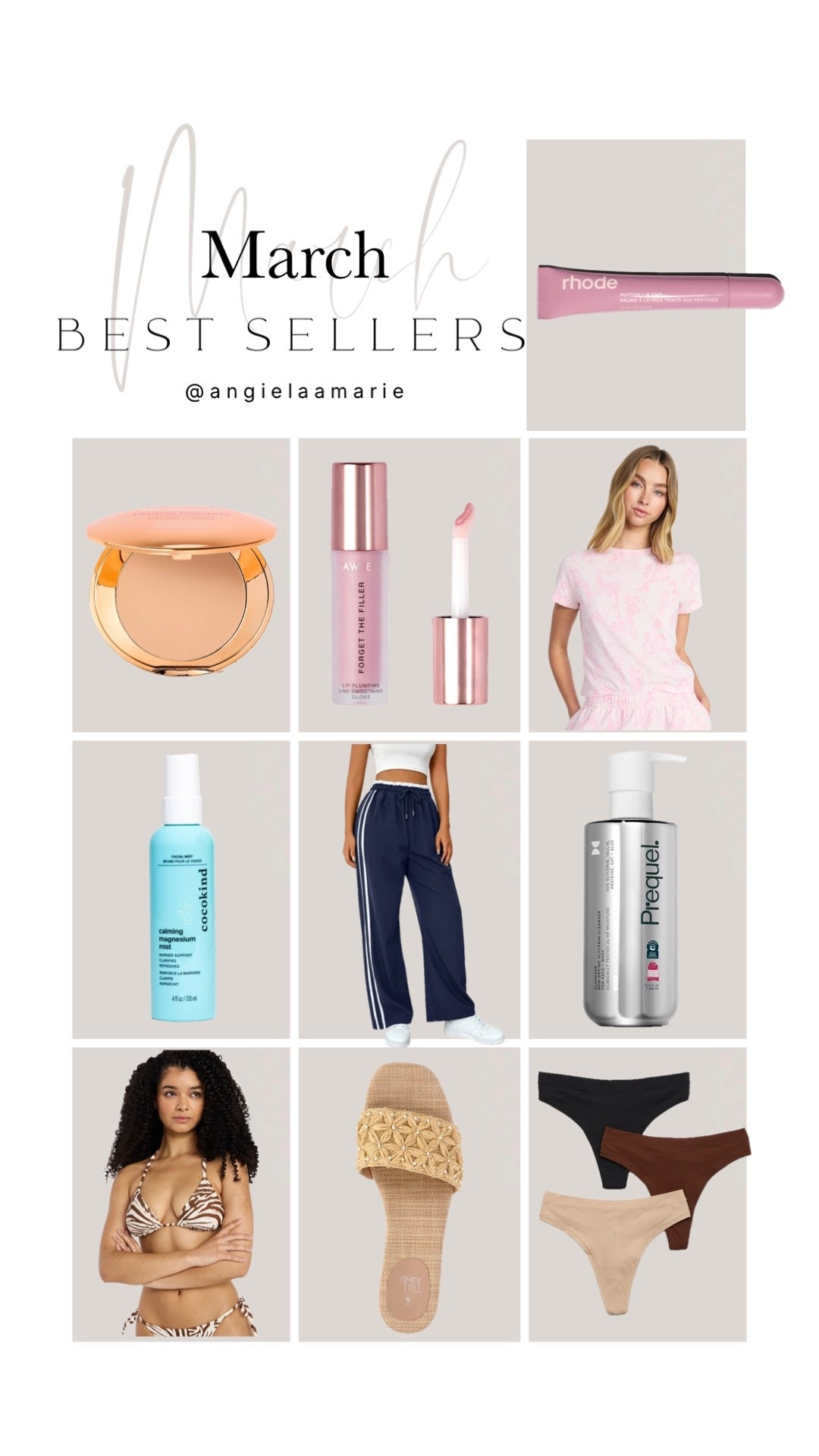 March Top Sellers ⭐️


#LTKWorkwear #LTKSwim #LTKWedding #LTKHome #LTKBaby #LTKMens #LTKSaleAlert #LTKU #LTKBeauty #LTKBump #LTKOver40 #LTKTravel #LTKSeasonal #LTKKids #LTKMidsize #LTKActive #LTKPetite #LTKFestival #LTKdayinmylife #LTKgrwm #LTKootd #LTKfitnessgoals #LTKmomlife #LTKmorningroutine #LTKselfcare #LTKstorytime #LTKfoodie #LTKvlog #LTKTall #LTKMothersDay #LTKxAerie