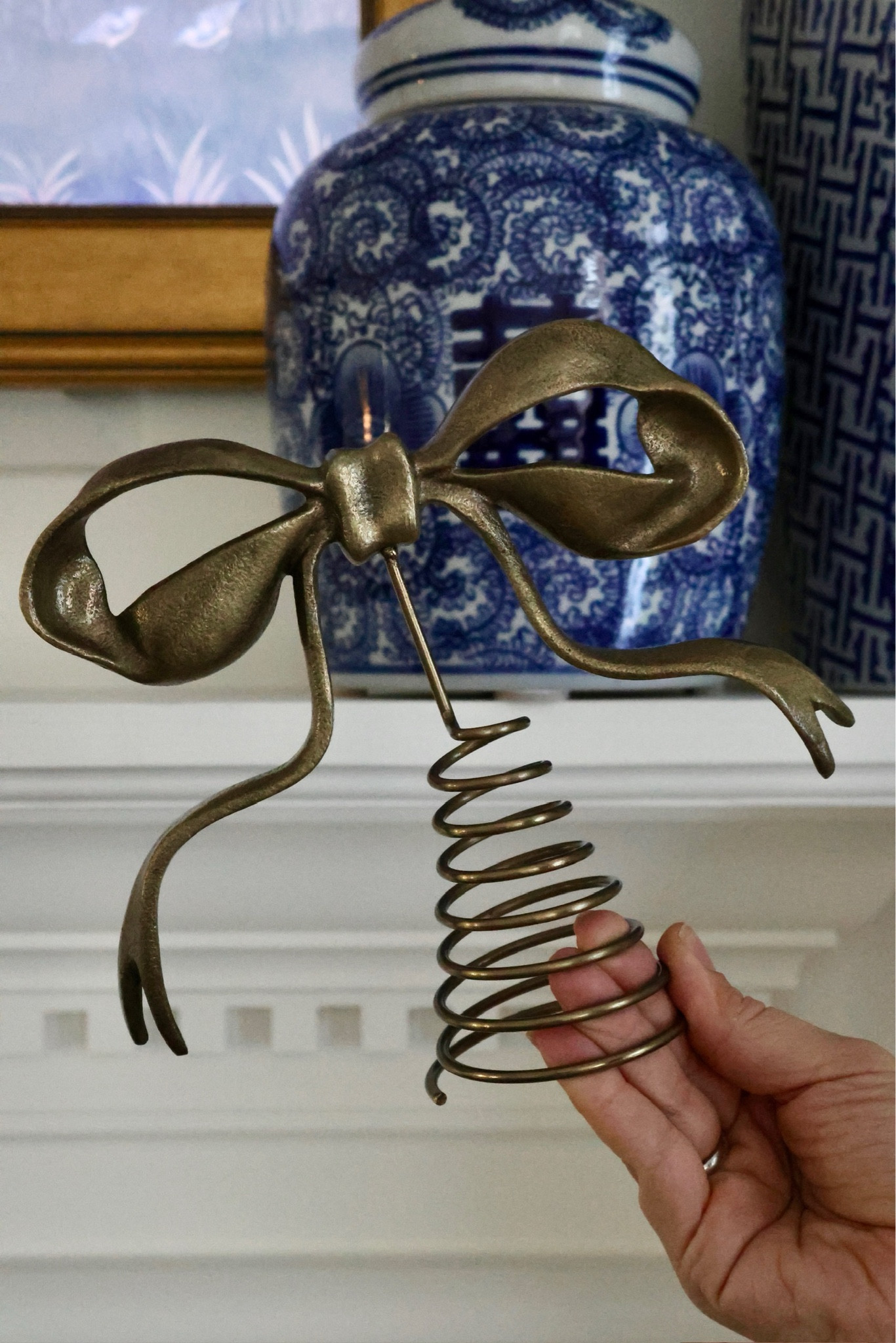 This bow tree topper is perfect for any preppy, grand millennial holiday decorations  

#LTKGiftGuide #LTKCyberWeek #LTKHoliday