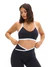 Dream Heather Contrast Sports Bra | Buffbunny