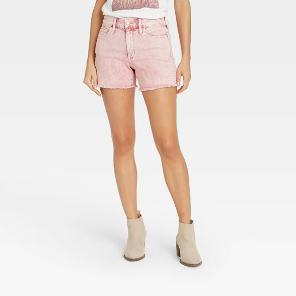 Women's High-Rise Slim Fit Jean Shorts - Universal Thread™ | Target