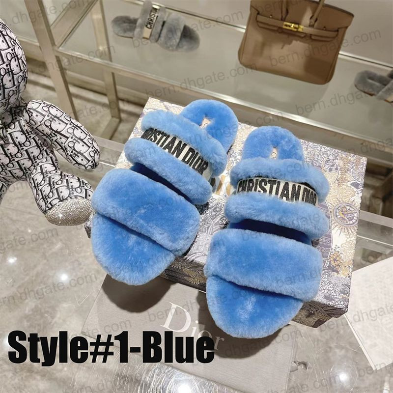 1:1 Premium Quality DUPE DI OR Fashion Womens Plush Slippers Boots For Women Warm Slipers EU35 42... | DHGate