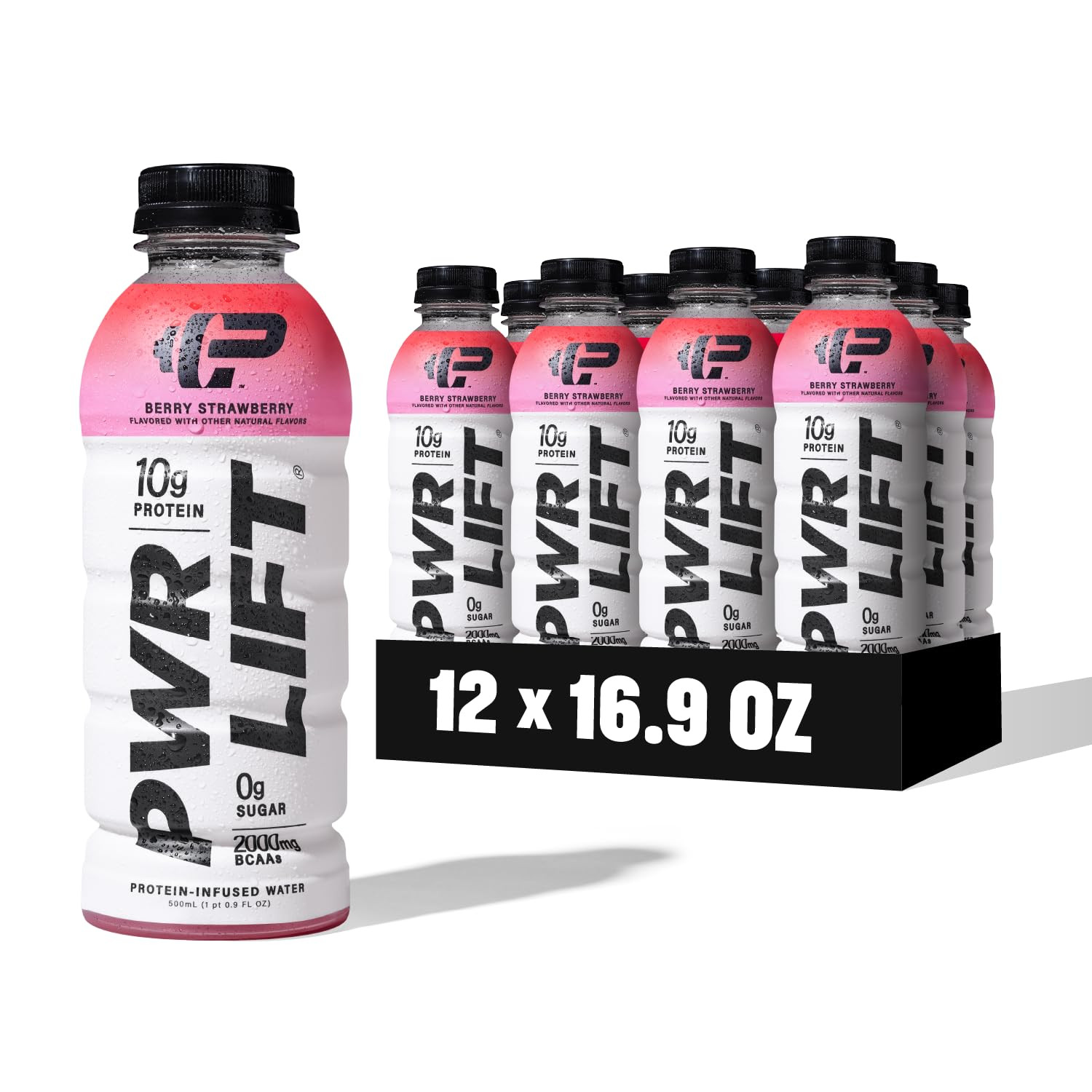 Amazon.com : Whey Protein Water Sports Drink by PWR LIFT | Berry Strawberry | Keto, Vitamin B, El... | Amazon (US)