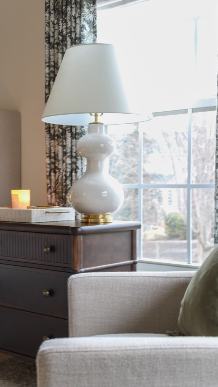 I’ve slowly been updating the lighting throughout our home by layering in table lamps with gorgeous chandeliers and fandeliers. I’m treating these selections as heirloom pieces and investing in high quality designs that are timeless. I’d like to think that one day my daughter might use these very lamps in her own home and remember the days she used to snuggle in bed with mom under the soft glow of the light 🥰. Comment below and I’ll send you the link to these from @lighting_design_company

Nancy Meyers bedroom