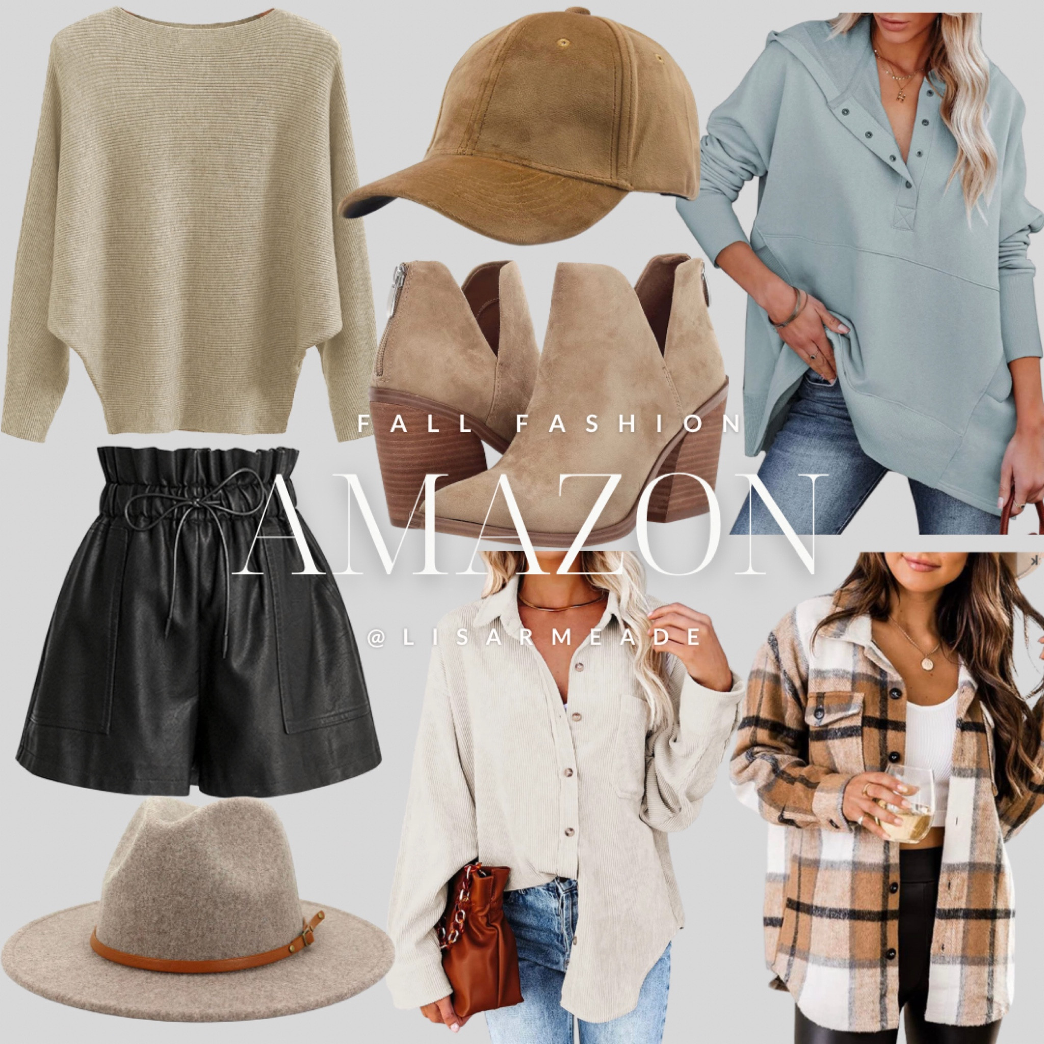 Fall Fashion - Amazon
.
Amazon / amazon finds / amazon fashion / fall / fall style / leather shorts / tunics / sweaters / sweater weather / hat / hats / boots

#LTKunder50