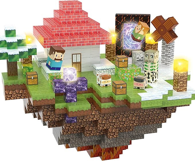 AIDYVOI 200PCS Magnetic Blocks Set, 1 Inch Light Up Magnet Cubes, 3D Magnetic Building Blocks for... | Amazon (US)