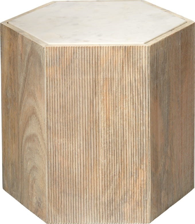 Argan Hexagon Table | Layla Grayce