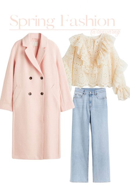 Spring fashion | sale | denim | blouse | coat 

#LTKSeasonal #LTKunder100 #LTKsalealert