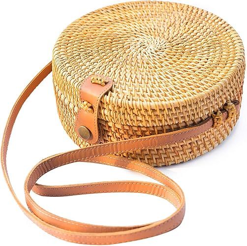 round rattan bag | Amazon (US)