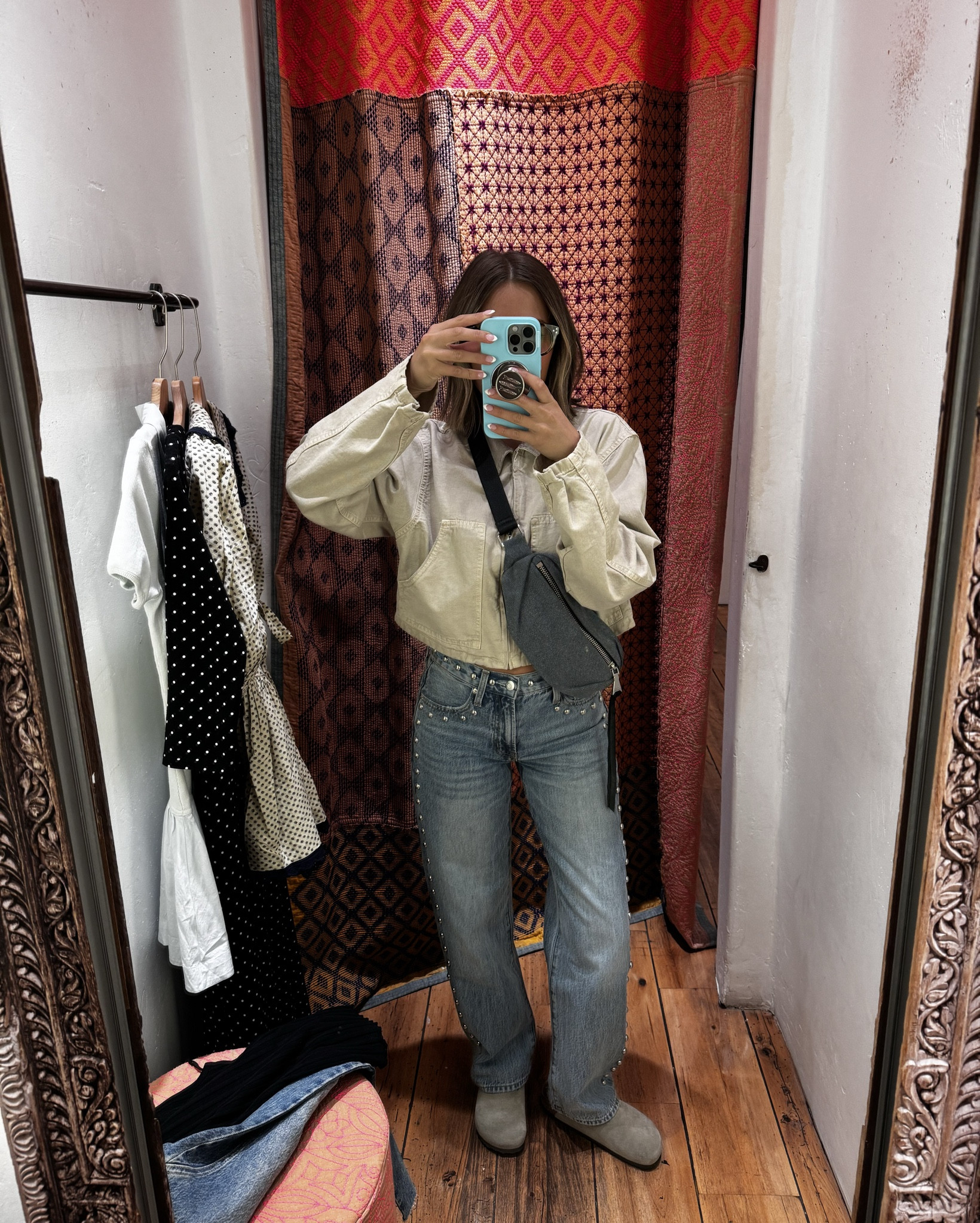 Free people try on! 

I’m wearing xs in the Zara jacket & 25 in the pistola jeans - sized up! 

Xs in the mini dress

Xs in the polka dot dress

Xs in the drop waist teal dress

Xs in the black top & 24 in the jeans 

#LTKFindsUnder100 #LTKStyleTip #LTKNYFW