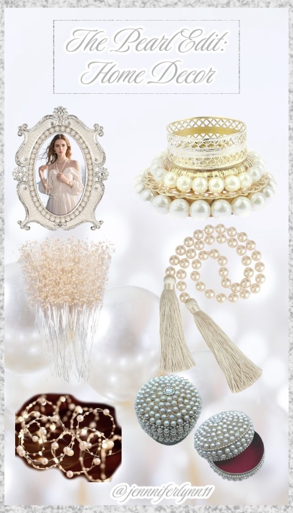 Not only are pearls good for outfits but also for the home. 

#LTKFindsUnder50 #LTKHome #LTKHoliday