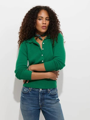 Park Polo in Washed Cashmere | Alex Mill