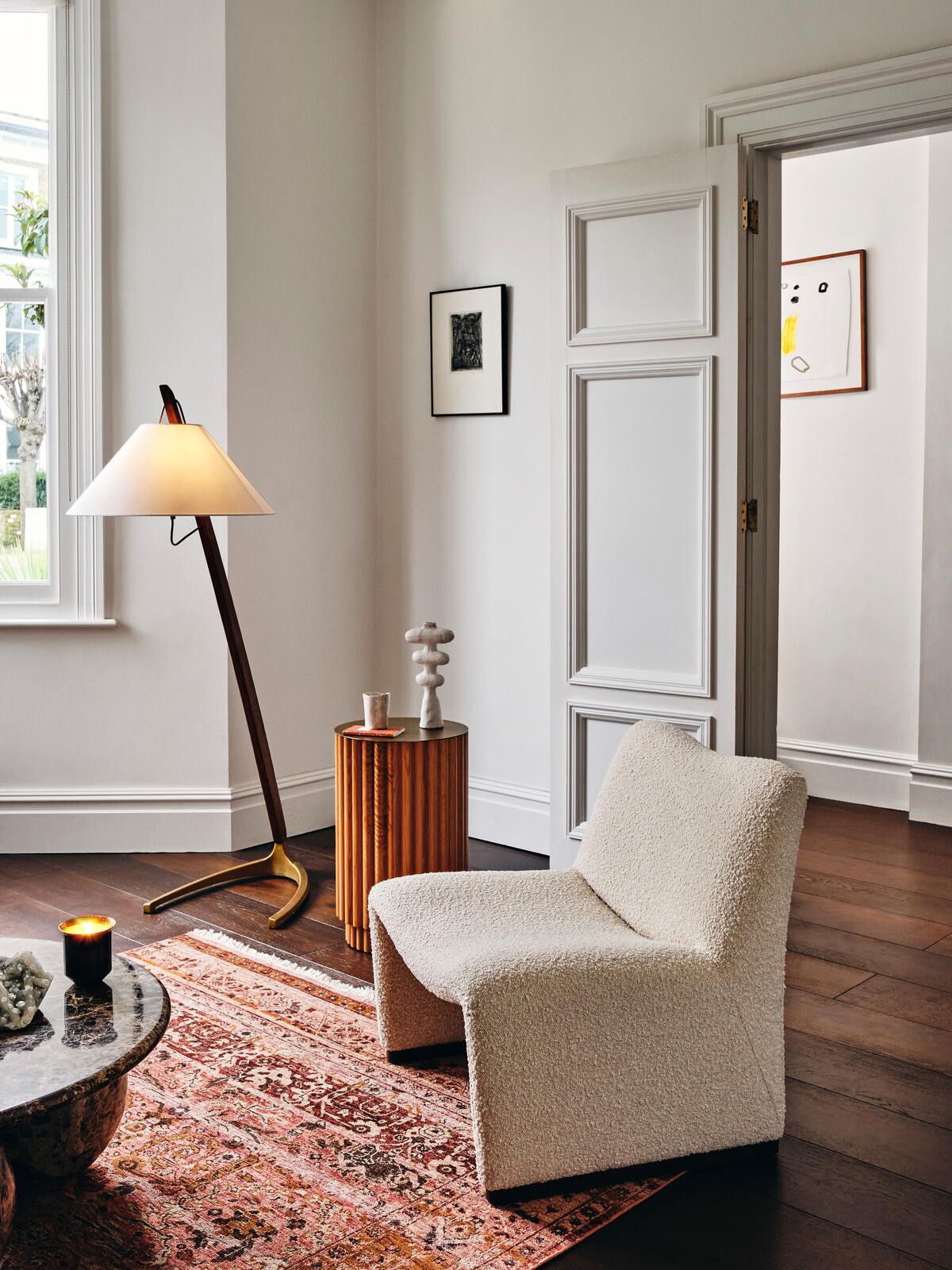 Lovett Chair, Boucle Natural | Soho Home Ltd