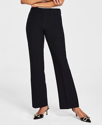 Women's Curvy Bootcut Pants, Regular, Long & Short Lengths, Created for Macy's | Macy's