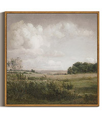 VIYYIEA Vintage Landscape Wall Art, Nature Wilderness Scenery Paintings Wall Decor Aesthetic, Fra... | Amazon (US)