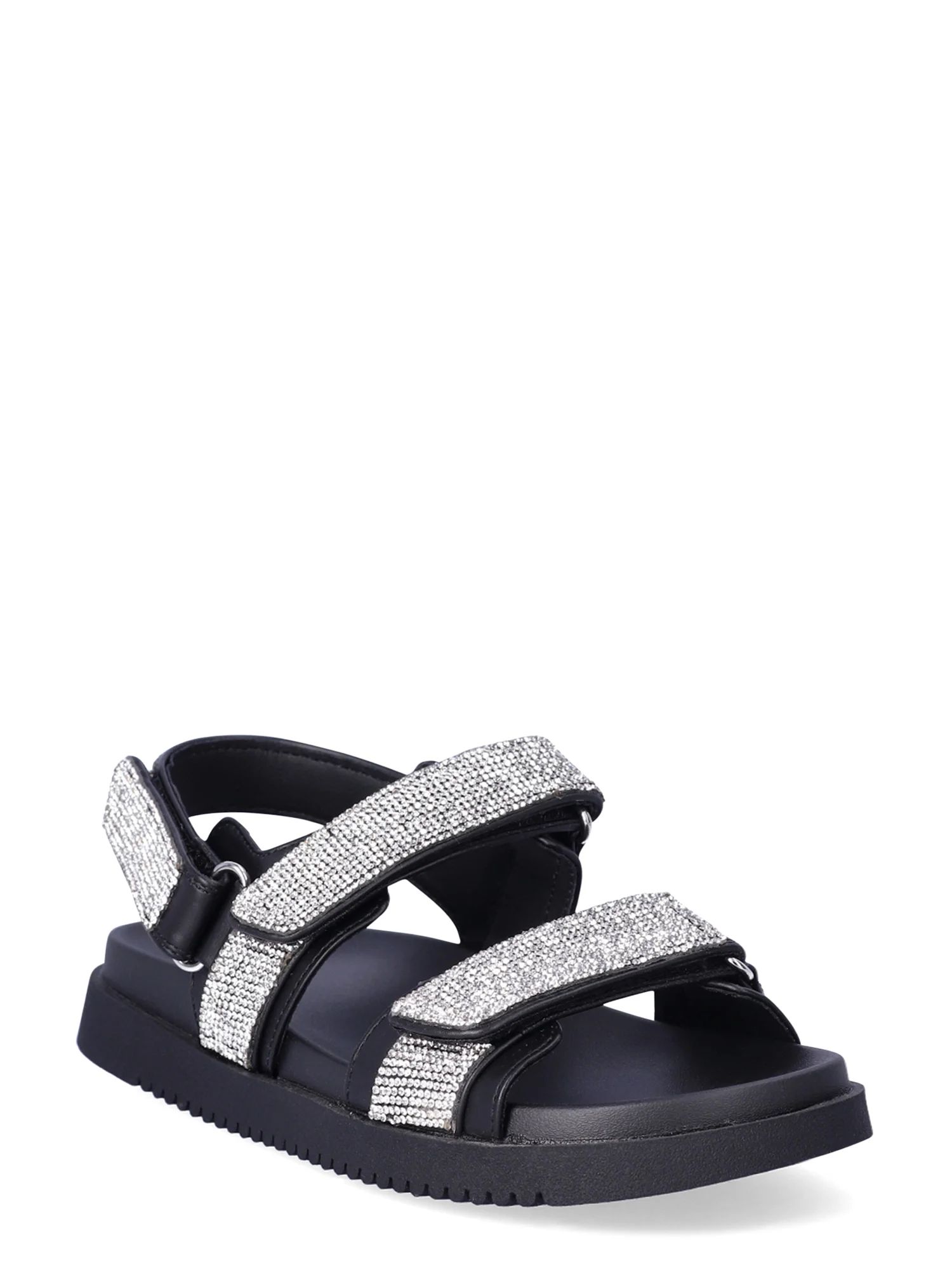 Madden NYC Women's Bling Two Band Sandals | Walmart (US)