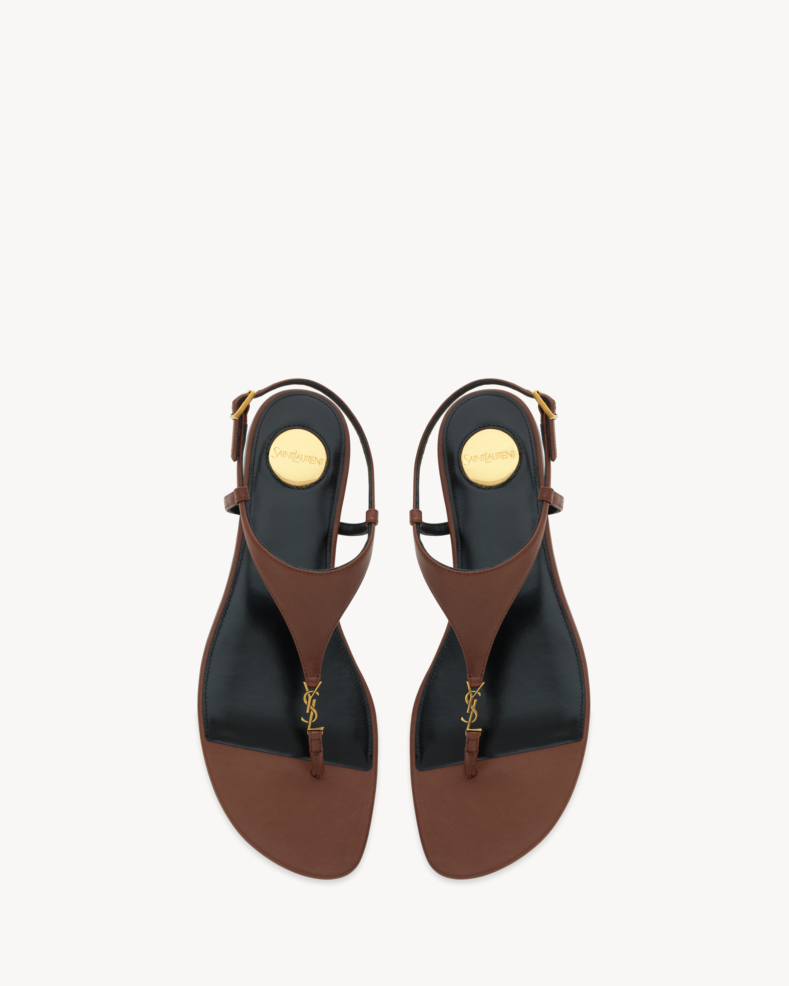 CASSANDRA sandals in smooth leather | Saint Laurent Inc. (Global)