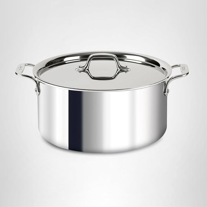 All-Clad D3\u00ae Stainless Steel 8 Quart Stockpot Covered- Made in the USA- The Original Bonded ... | Amazon (US)