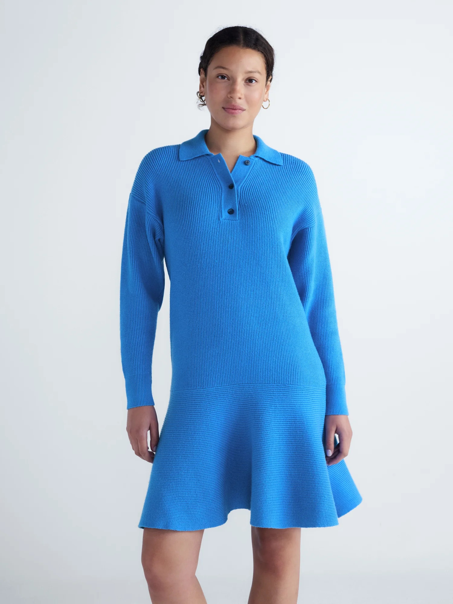 Free Assembly Women's and Women's Plus Drop Waist Mini Sweater Dress, Midweight, Sizes XXS-3X | Walmart (US)