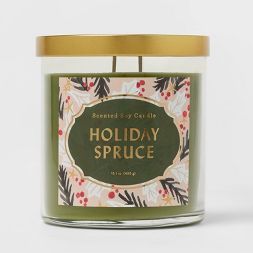 Lidded Glass Jar Candle Holiday Spruce - Opalhouse™ | Target