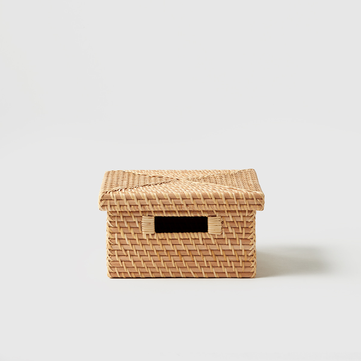 Ori Rattan Photo Box | The Container Store