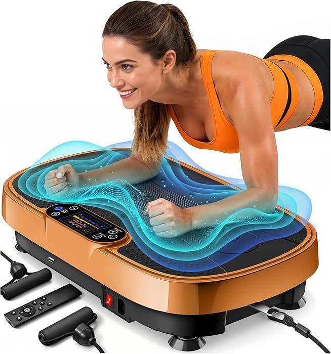 Vibration Plate Exercise Machine for Lymphatic Drainage and Muscle Recovery, 455 Lbs Capacity Who... | Amazon (US)