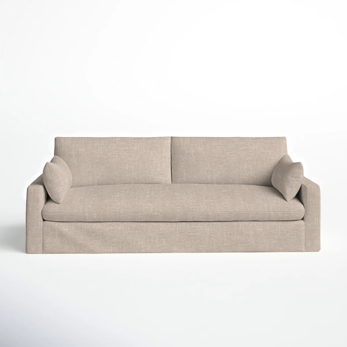 Birch Lane™ Luna 90" Square Arm Slipcovered Sofa with Reversible Cushions & Reviews | Wayfair | Wayfair North America