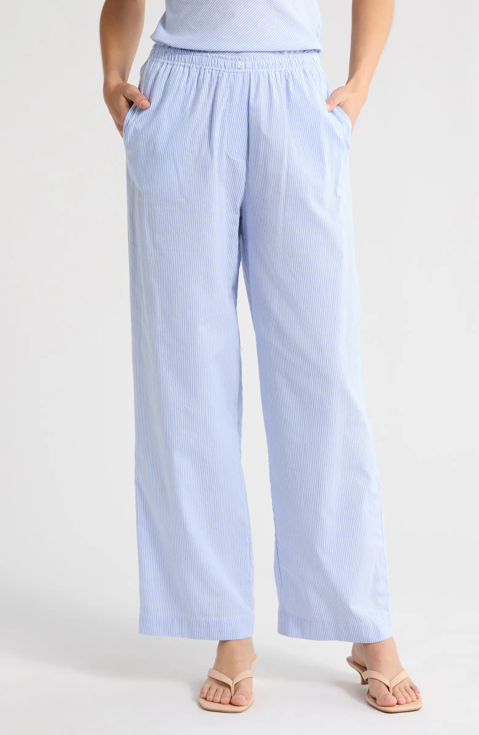 Sara Pull-On Cotton Pants | Nordstrom