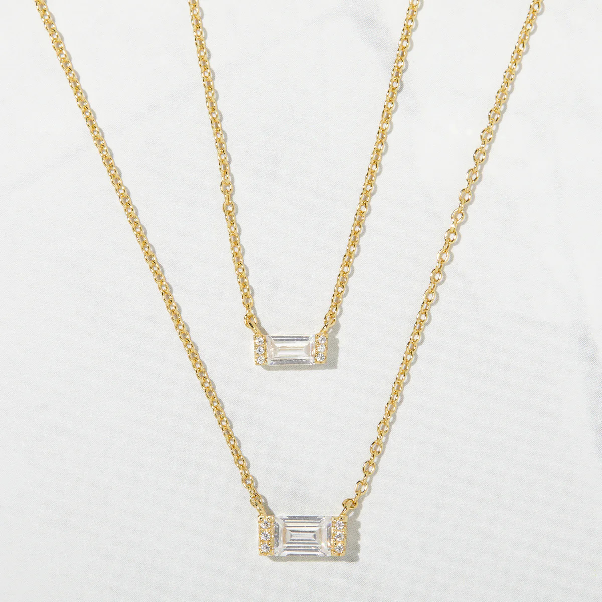Baguette Necklace | Sami Jewels