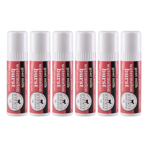 Dionis Goat Milk Lip Balm Watermelon Burst 0.28oz (Pack of 6) | Amazon (US)