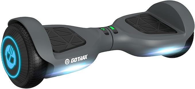 Gotrax Hoverboard with 6.5" LED Wheels & Headlight, Max 4/6 Miles Range, 6.2mph Power by Dual Bru... | Amazon (US)