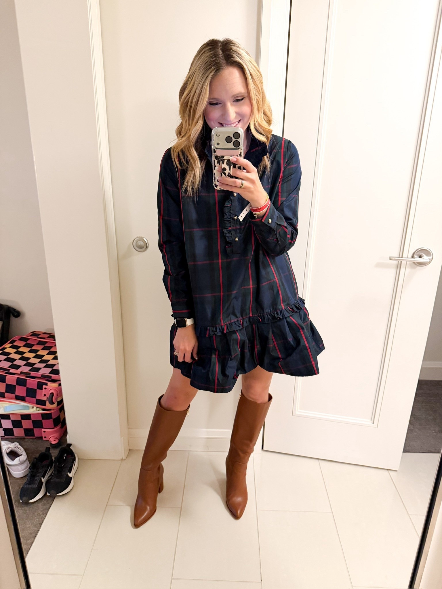 Think - Christmas Party,
Dress for Christmas festivities 🎄

Loved my outfit for one of our Christmas events. Such a pretty Classic plaid - pair with boots or heels.

//
Christmas party dress
Christmas party outfit 
Outfit for holiday festivities 

#LTKgrwm #LTKHoliday #LTKSeasonal
