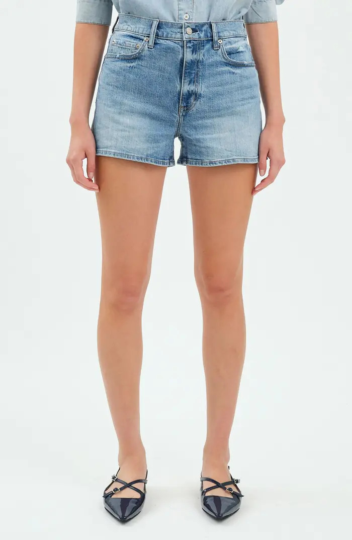DAZE Troublemaker High Waist Denim Shorts | Nordstrom | Nordstrom