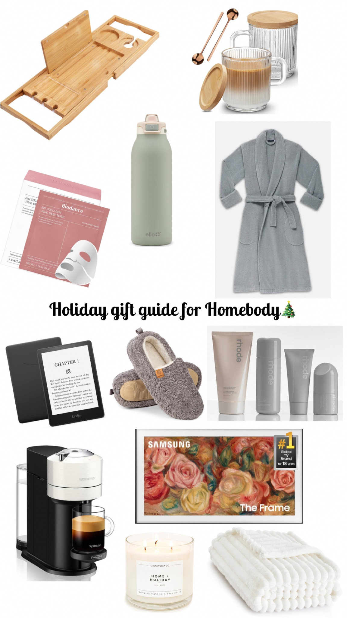 Holiday gift guide for Homebody 🎄

#holidaygiftguide #giftguideforhomebody #christmaswishlist #christmasgiftguide #holidaygiftguide #wishlistideas #giftideas #holidayhomefinds #holidayhomewishlist


#LTKGiftGuide #LTKHome #LTKHoliday