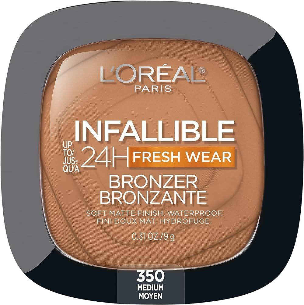 L'Oreal Paris Infallible Up to 24H Fresh Wear Soft Matte Longwear Bronzer. Waterproof, heatproof,... | Amazon (US)