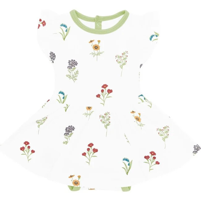 Kyte Baby | Twirl Bodysuit Dress, Wildflower (Florals, Size 12-18M) | Maisonette | Maisonette