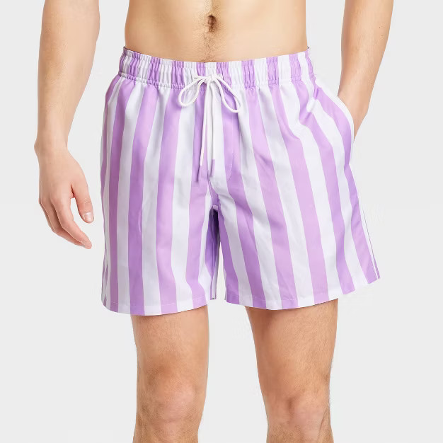 Men's Amethyst Swim Trunk - Goodfellow & Co™ Purple | Target