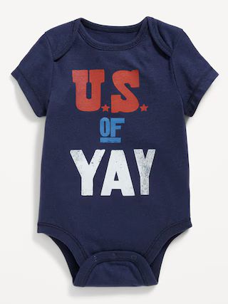 Matching Unisex Short-Sleeve Graphic Bodysuit for Baby | Old Navy (US)