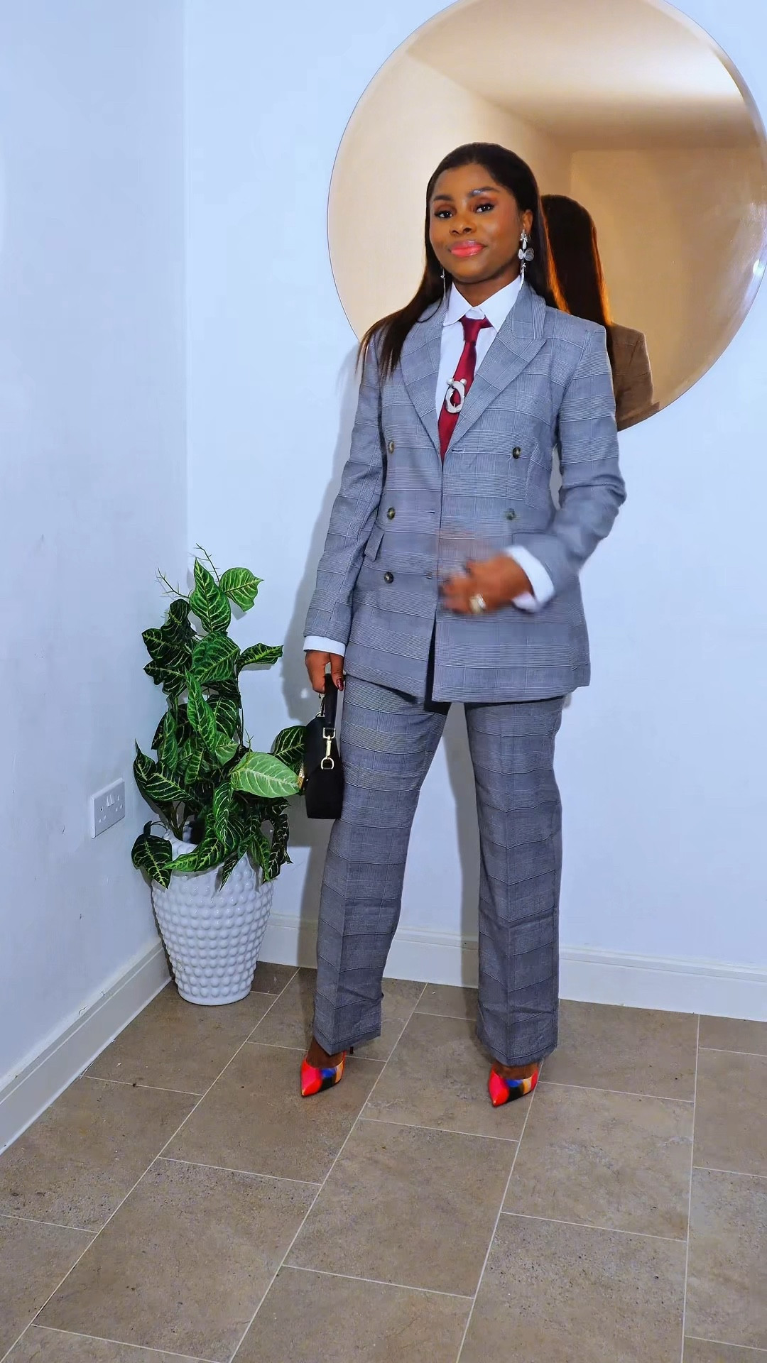 Power suit energy. ✨
Grey tailored suit, crisp white shirt, statement tie and pointed heels — a timeless look that always commands attention.

Shop this look and similar styles via the links.
Confidence is the best accessory. ❤️

#LTKspring #LTKstyletip #LTKuk